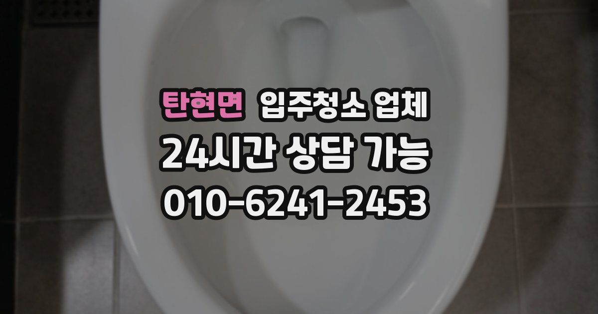 탄현면 입주청소 업체