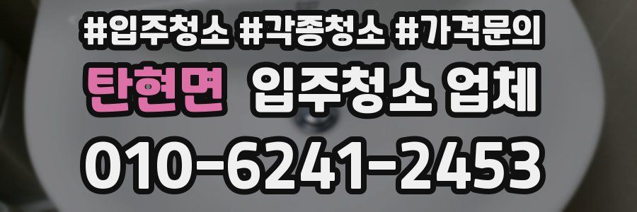 탄현면 입주청소 업체