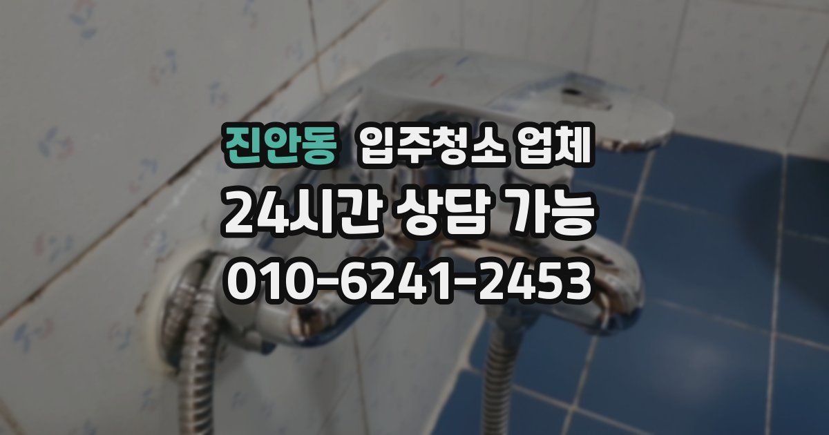 진안동 입주청소 업체