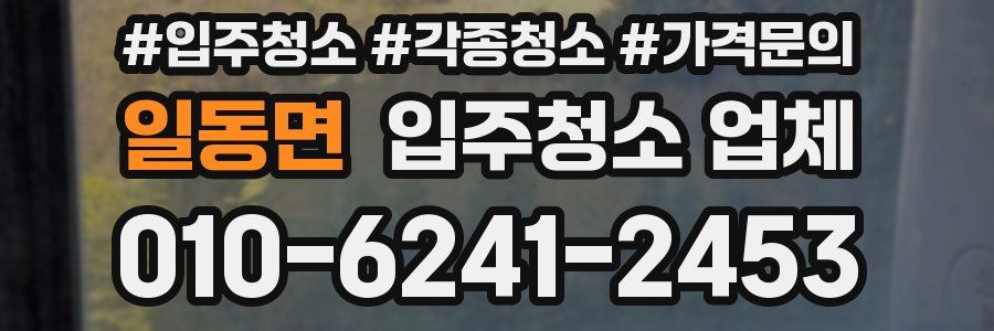 일동면 입주청소 업체