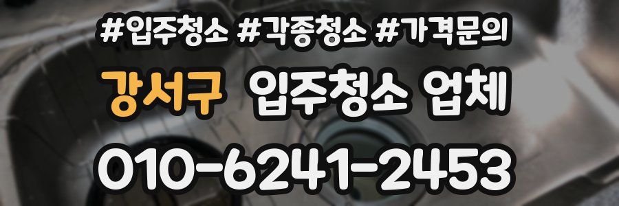 강서구 입주청소 업체