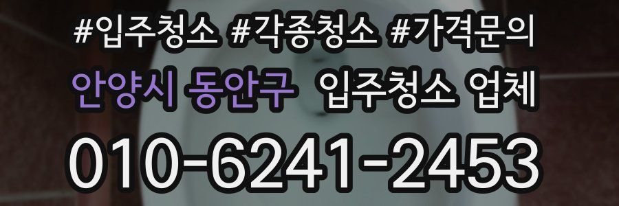 안양시 동안구 입주청소 업체