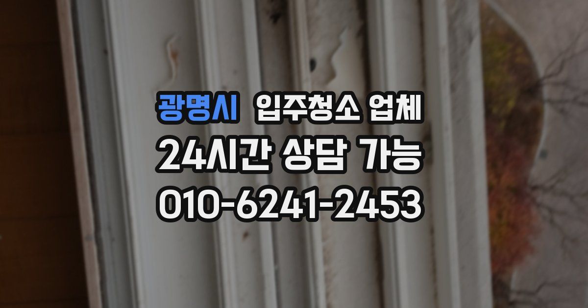 광명시 입주청소 업체