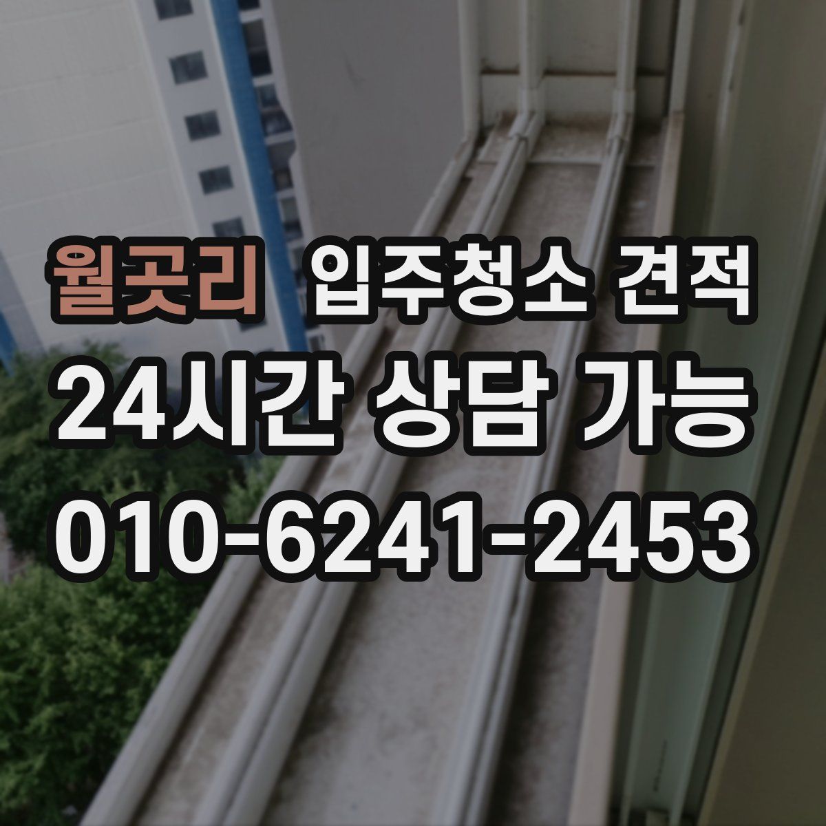 월곳리 입주청소 견적
