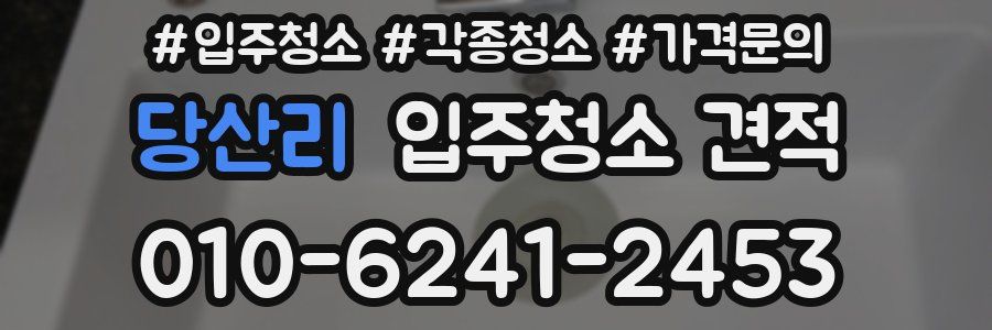 당산리 입주청소 견적