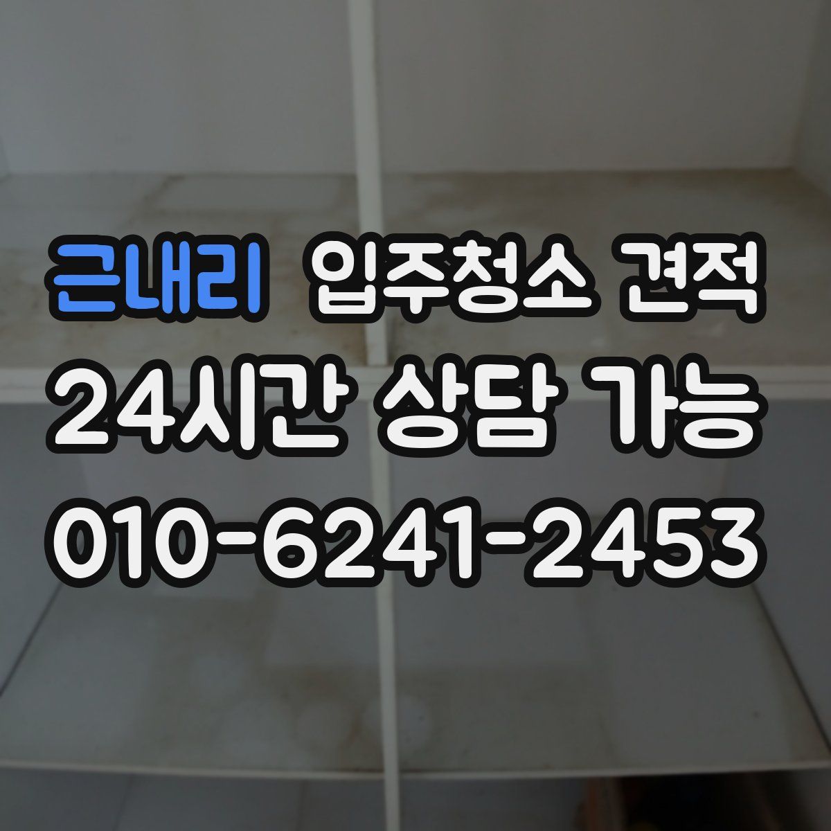 근내리 입주청소 견적