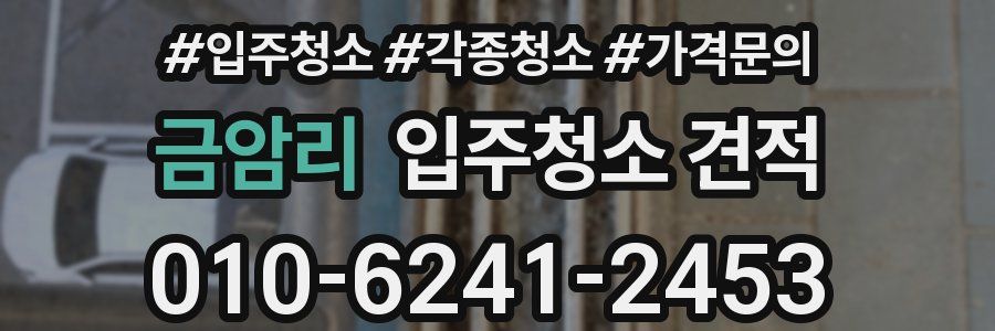 금암리 입주청소 견적