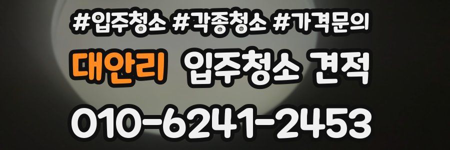 대안리 입주청소 견적