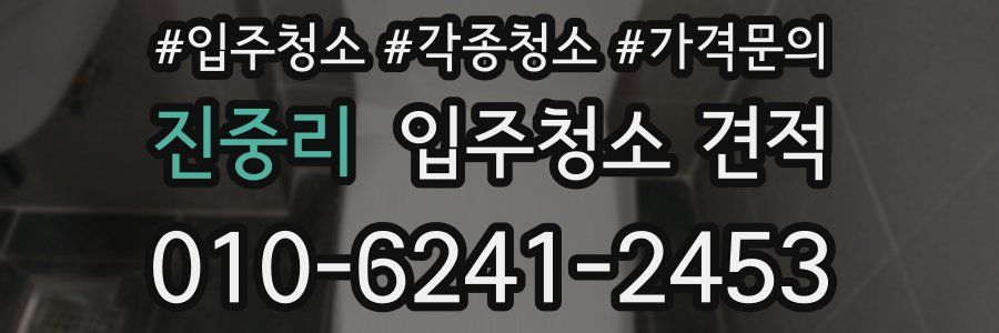진중리 입주청소 견적