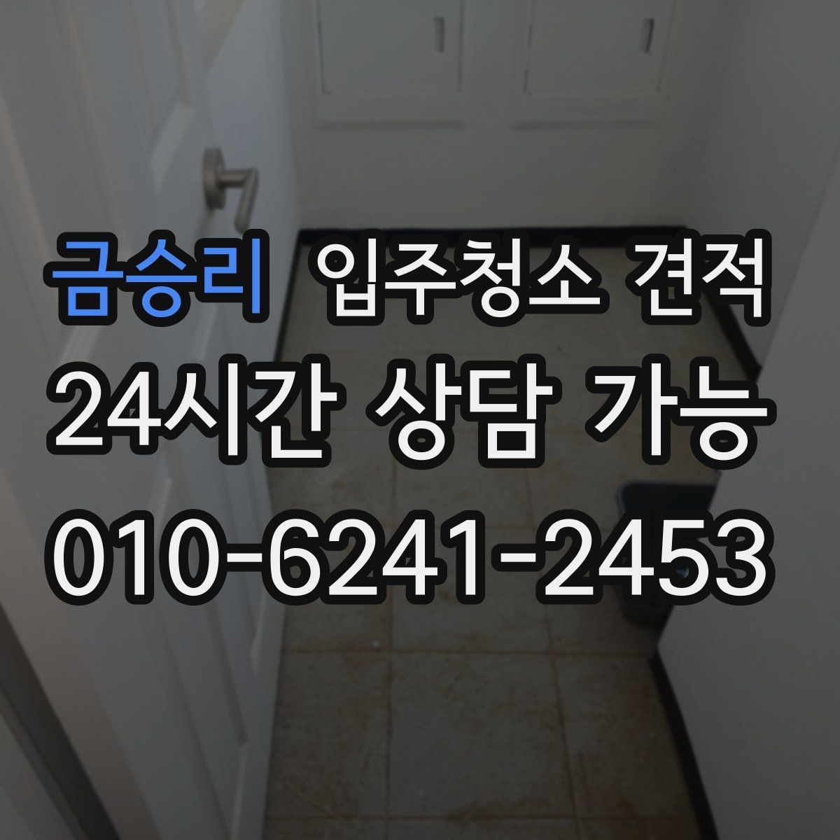 금승리 입주청소 견적