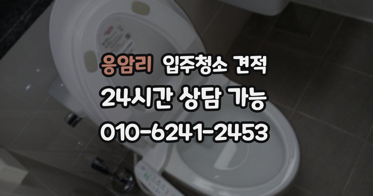 응암리 입주청소 견적