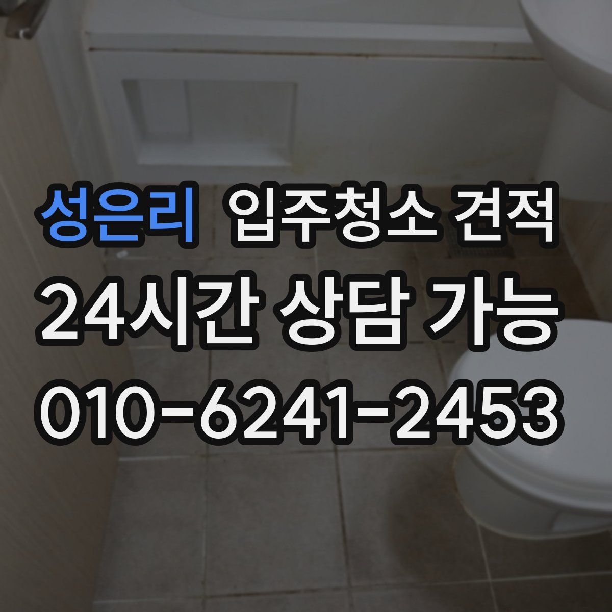 성은리 입주청소 견적