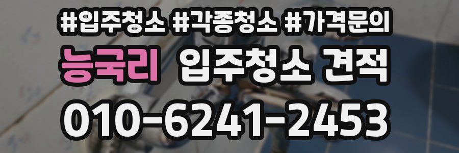 능국리 입주청소 견적