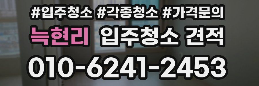 늑현리 입주청소 견적