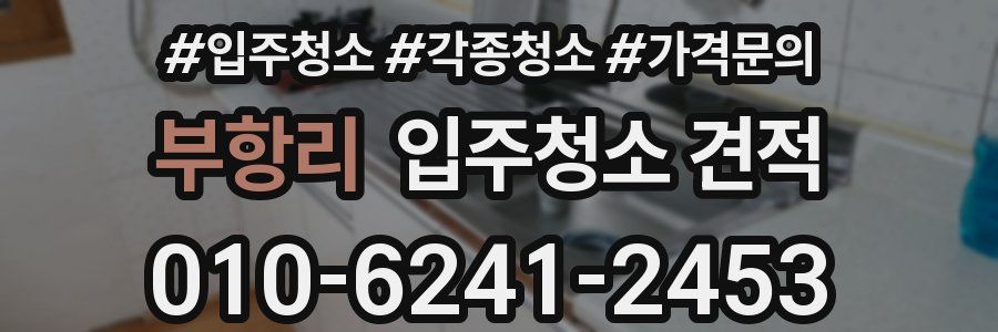 부항리 입주청소 견적