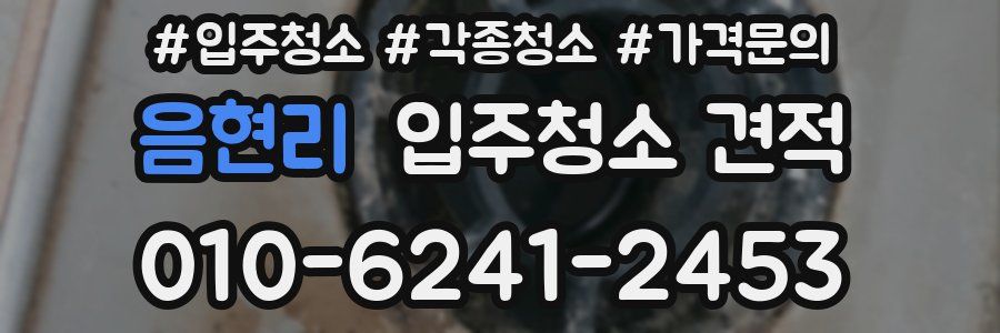 음현리 입주청소 견적