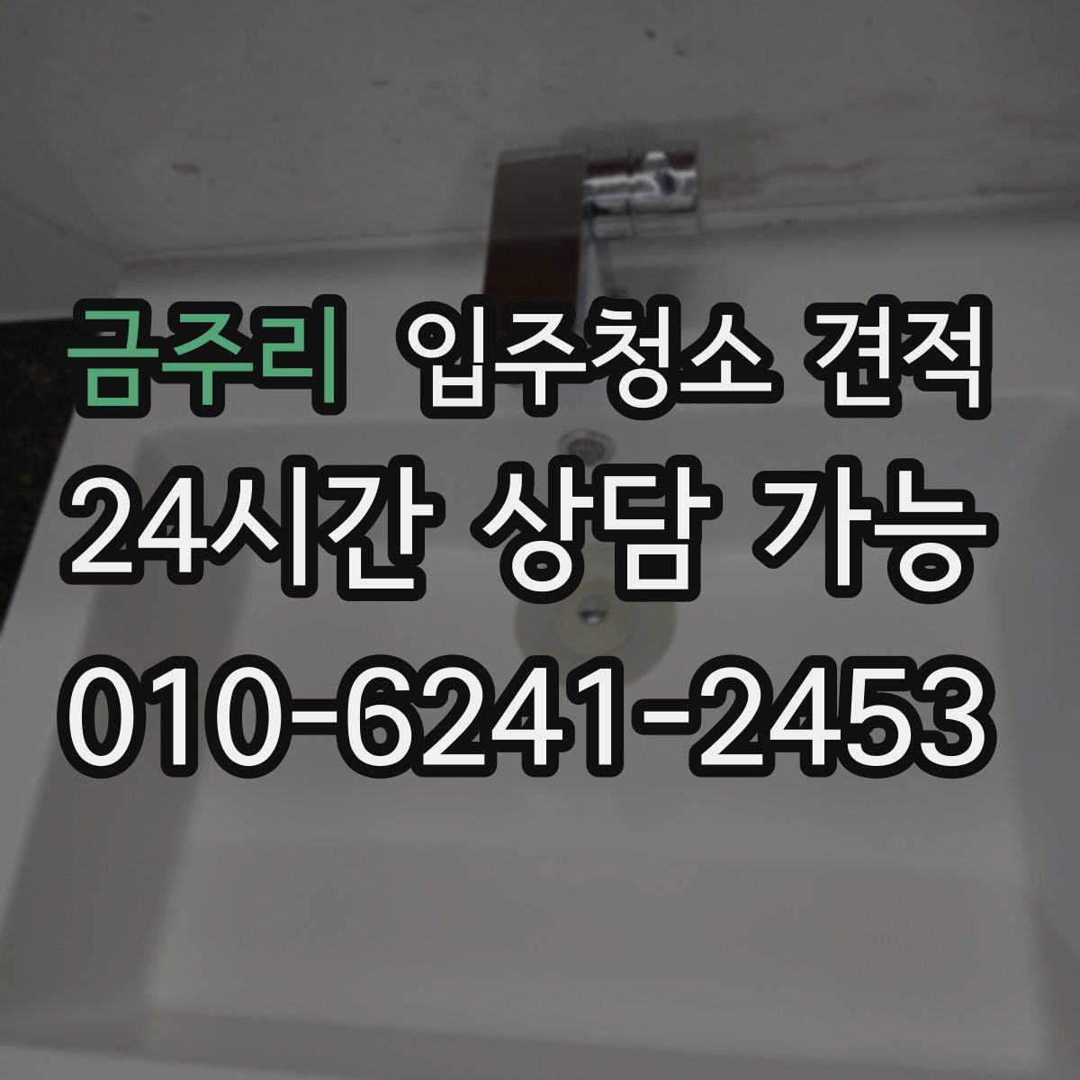 금주리 입주청소 견적
