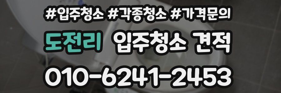 도전리 입주청소 견적