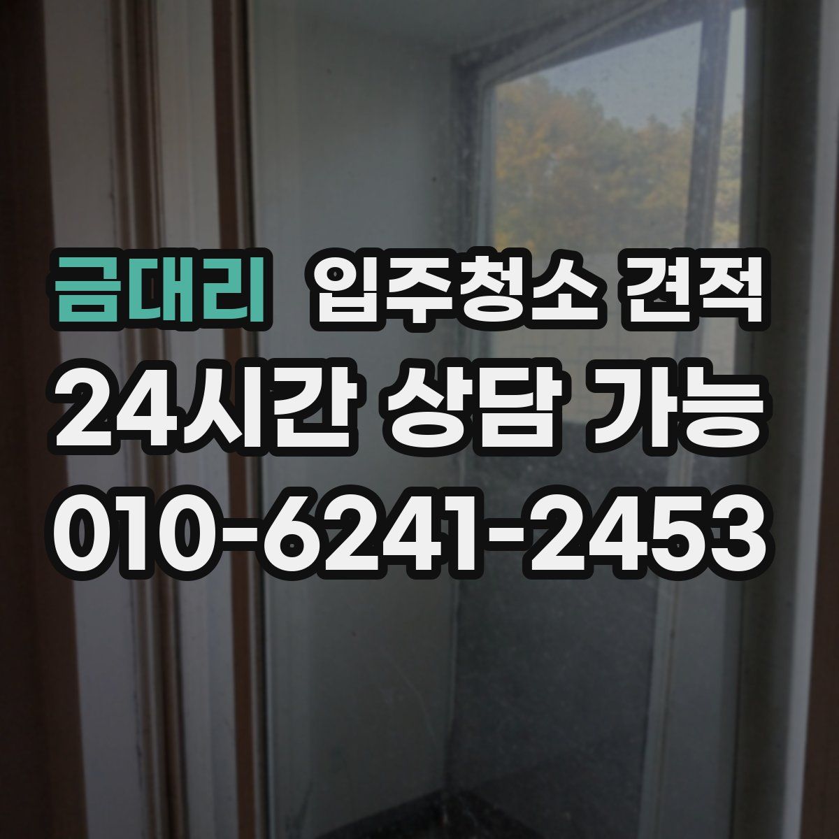 금대리 입주청소 견적