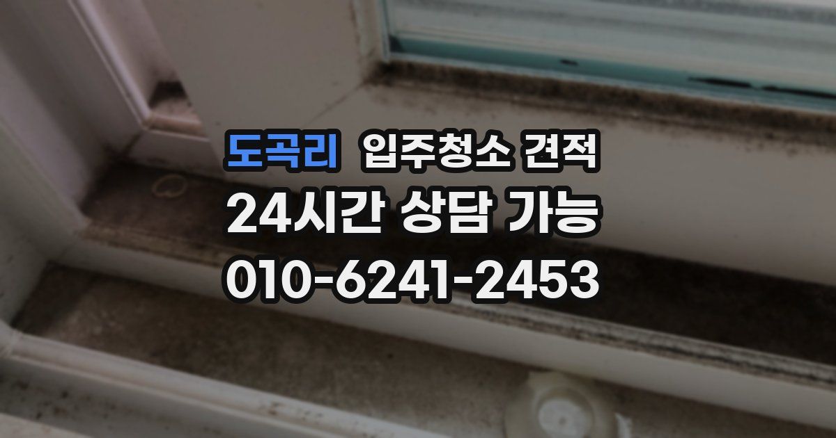 도곡리 입주청소 견적