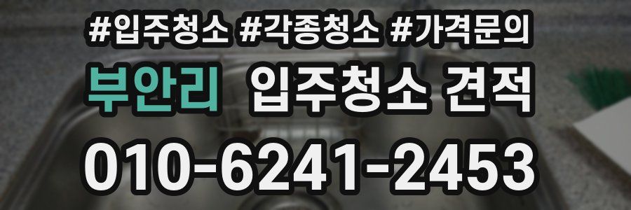 부안리 입주청소 견적