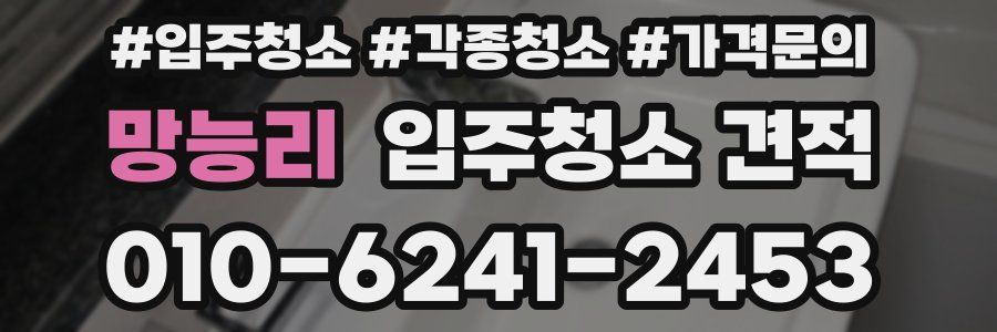 망능리 입주청소 견적