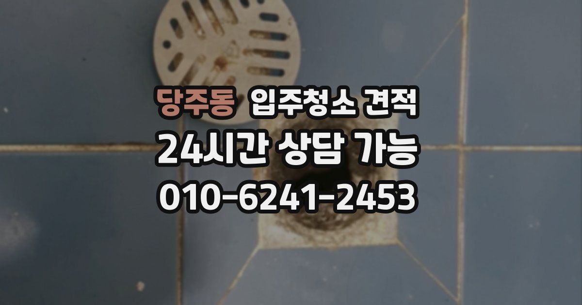 당주동 입주청소 견적