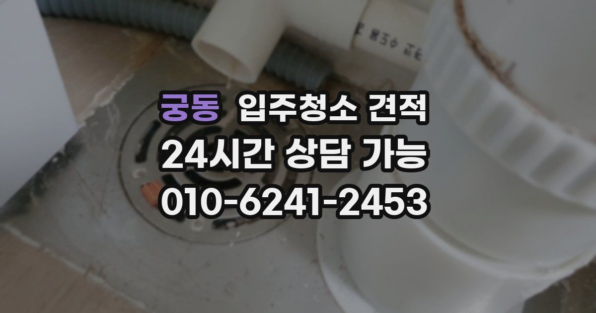 궁동 입주청소 견적