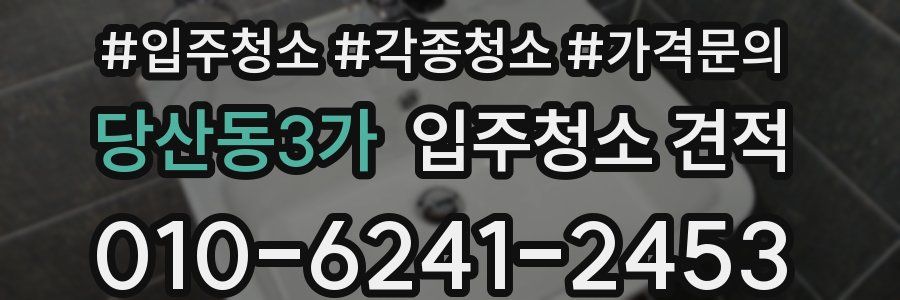당산동3가 입주청소 견적