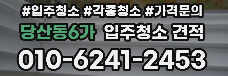 당산동6가 입주청소 견적