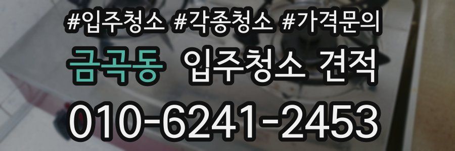금곡동 입주청소 견적
