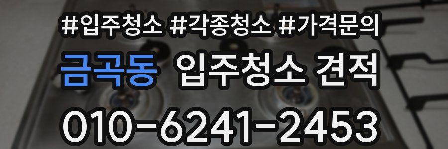 금곡동 입주청소 견적