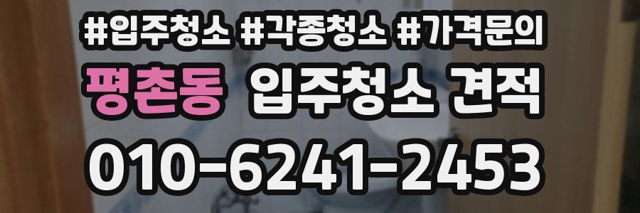 평촌동 입주청소 견적