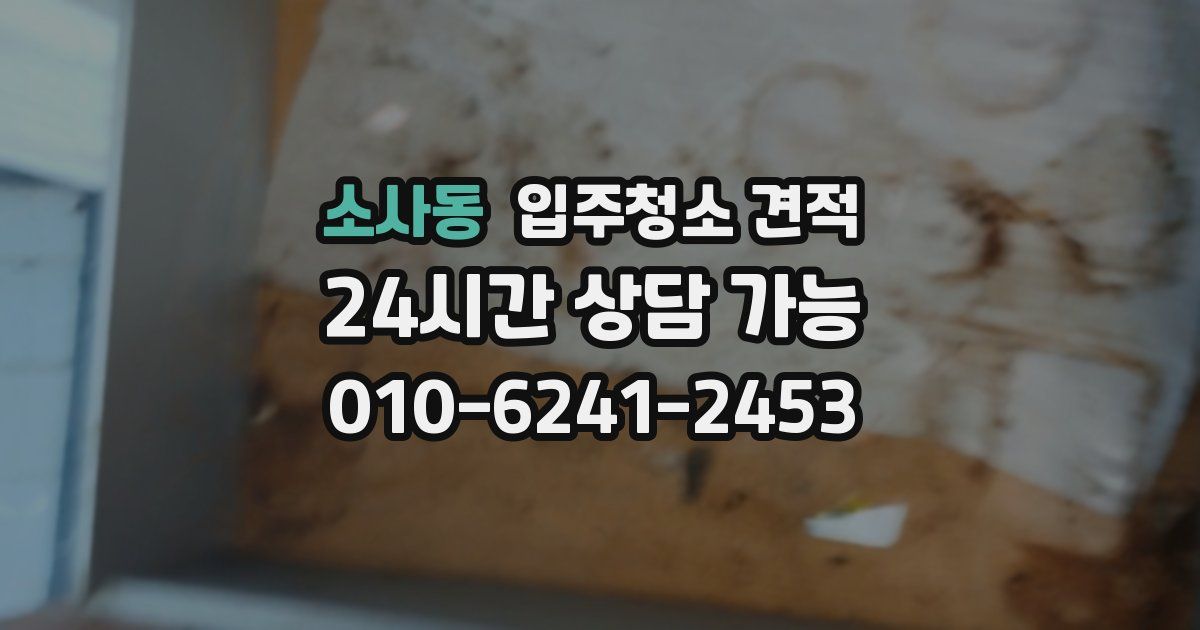 소사동 입주청소 견적