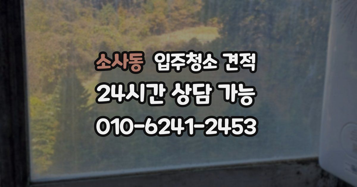 소사동 입주청소 견적
