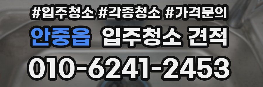 안중읍 입주청소 견적