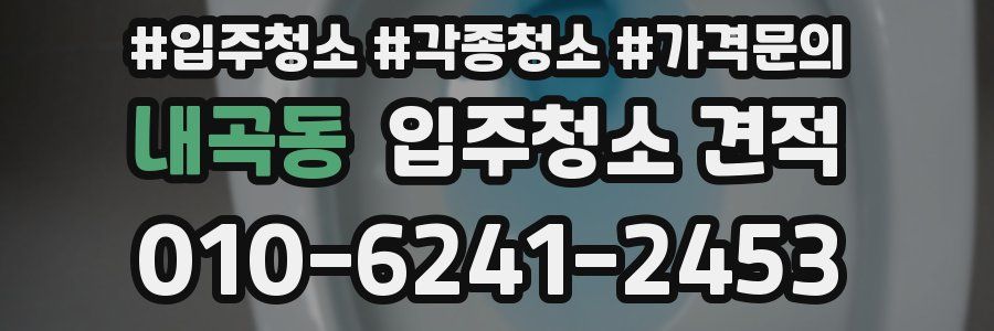 내곡동 입주청소 견적