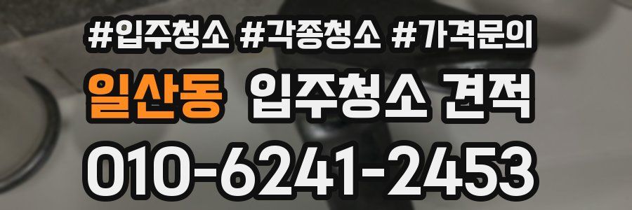 일산동 입주청소 견적