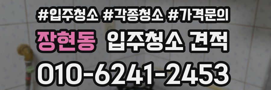 장현동 입주청소 견적