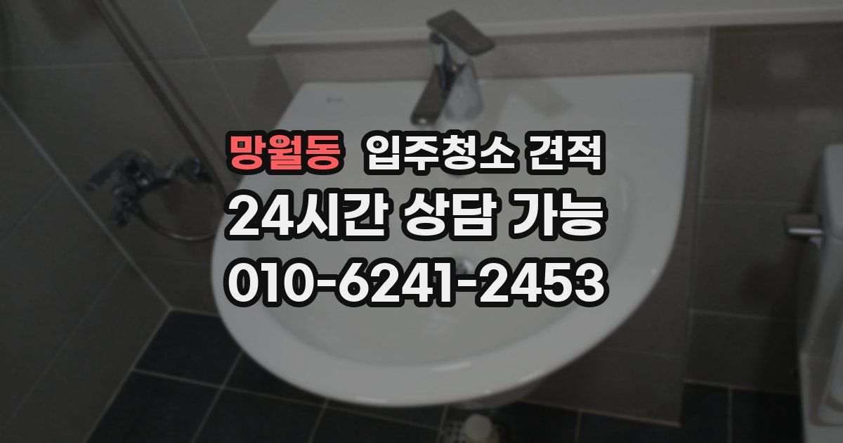 망월동 입주청소 견적