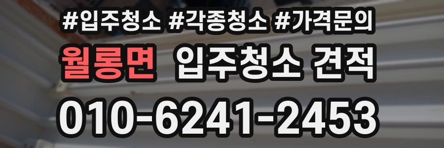 월롱면 입주청소 견적
