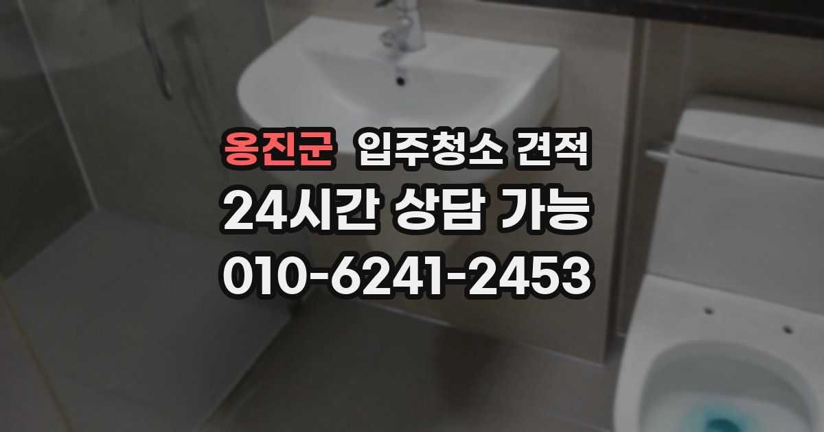 옹진군 입주청소 견적