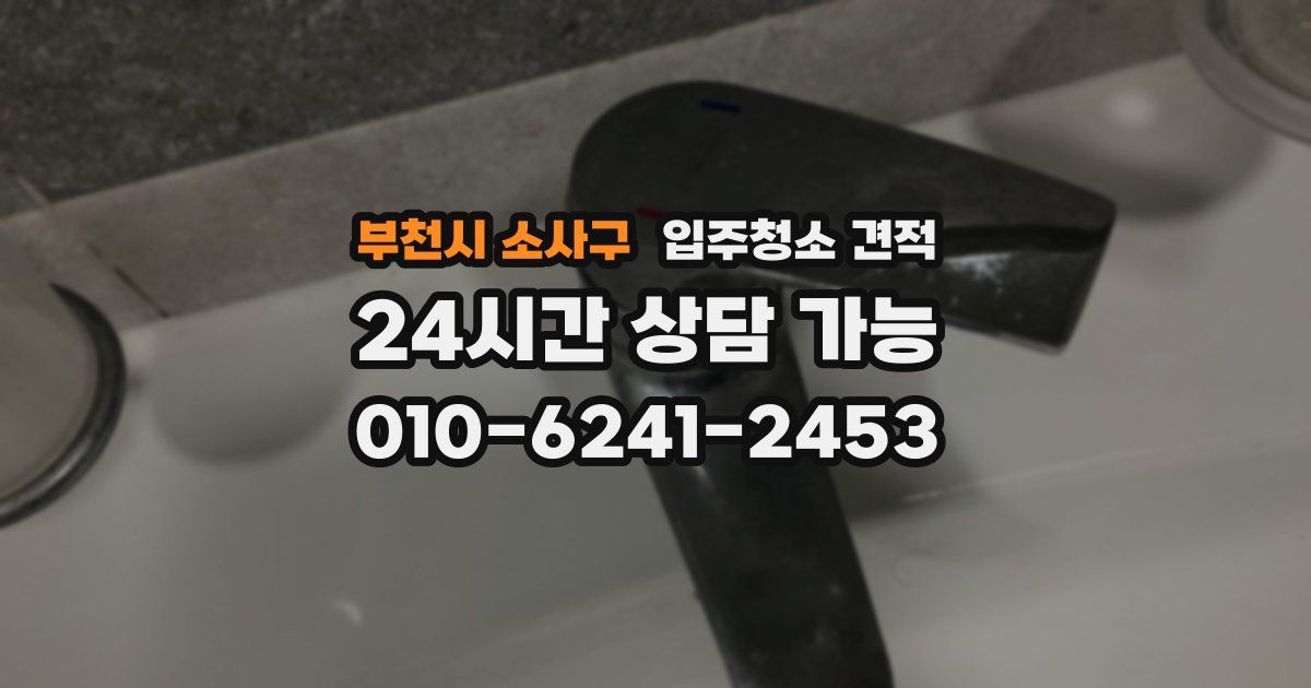 부천시 소사구 입주청소 견적