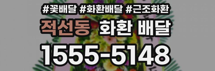 적선동 화환 배달