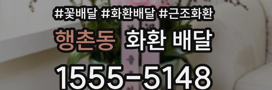 행촌동 화환 배달