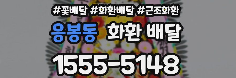 응봉동 화환 배달