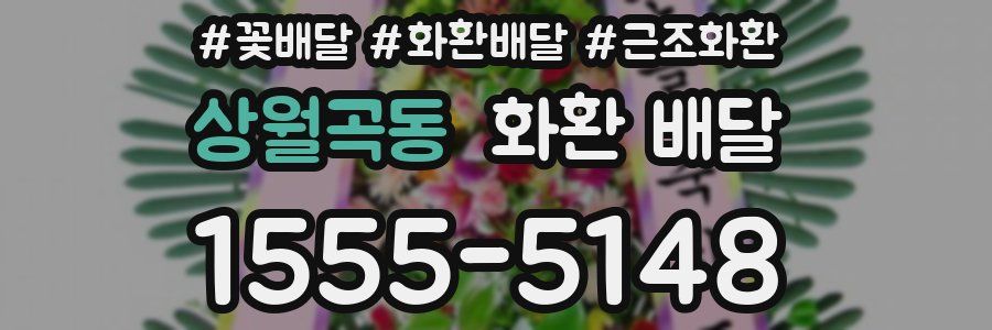 상월곡동 화환 배달