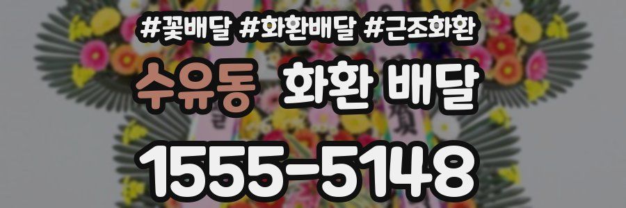 수유동 화환 배달