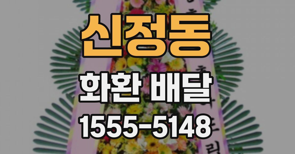 신정동 화환 배달