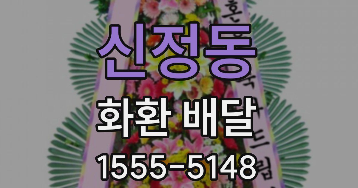 신정동 화환 배달